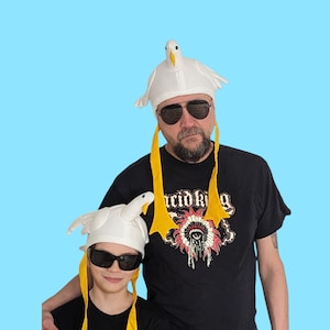 Gorro de ganso divertido, tocado de disfraz hecho a mano