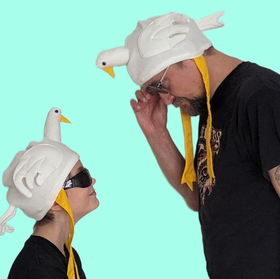 Handmade Funny Goose Hat, Bird Costume - Etsy display picture 3