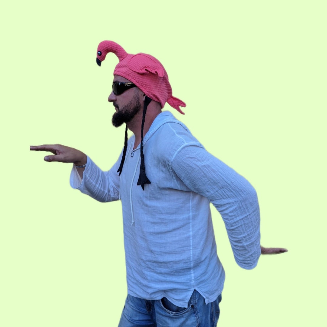 Funny Animal Hat. Crazy Flamingo. Barbie Party Accessory. Celebrate