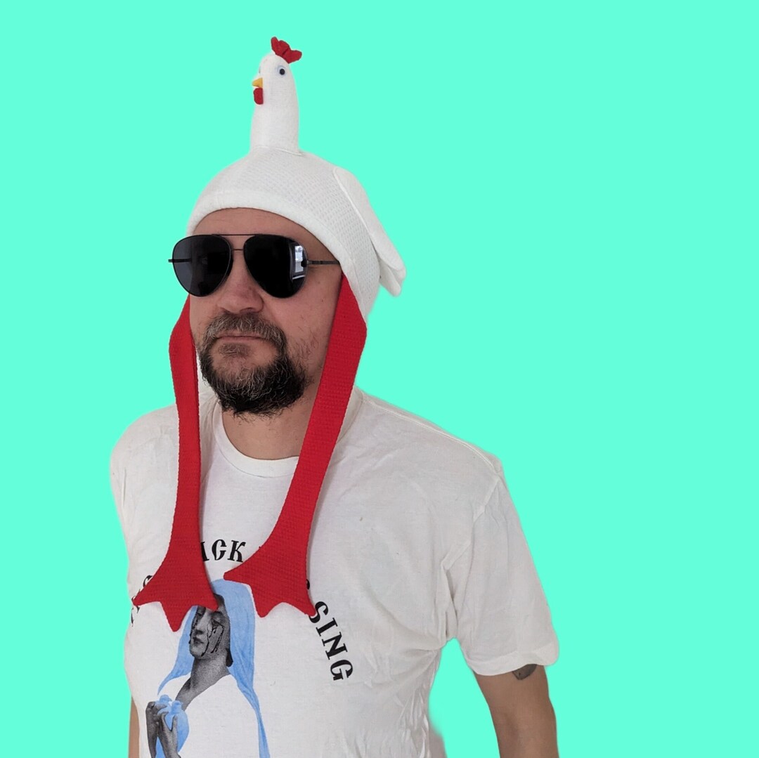 Funny Animal Hat, Crazy Chicken Hat, Silly Bird Hat for Adult and Child. Celebrate Summer by