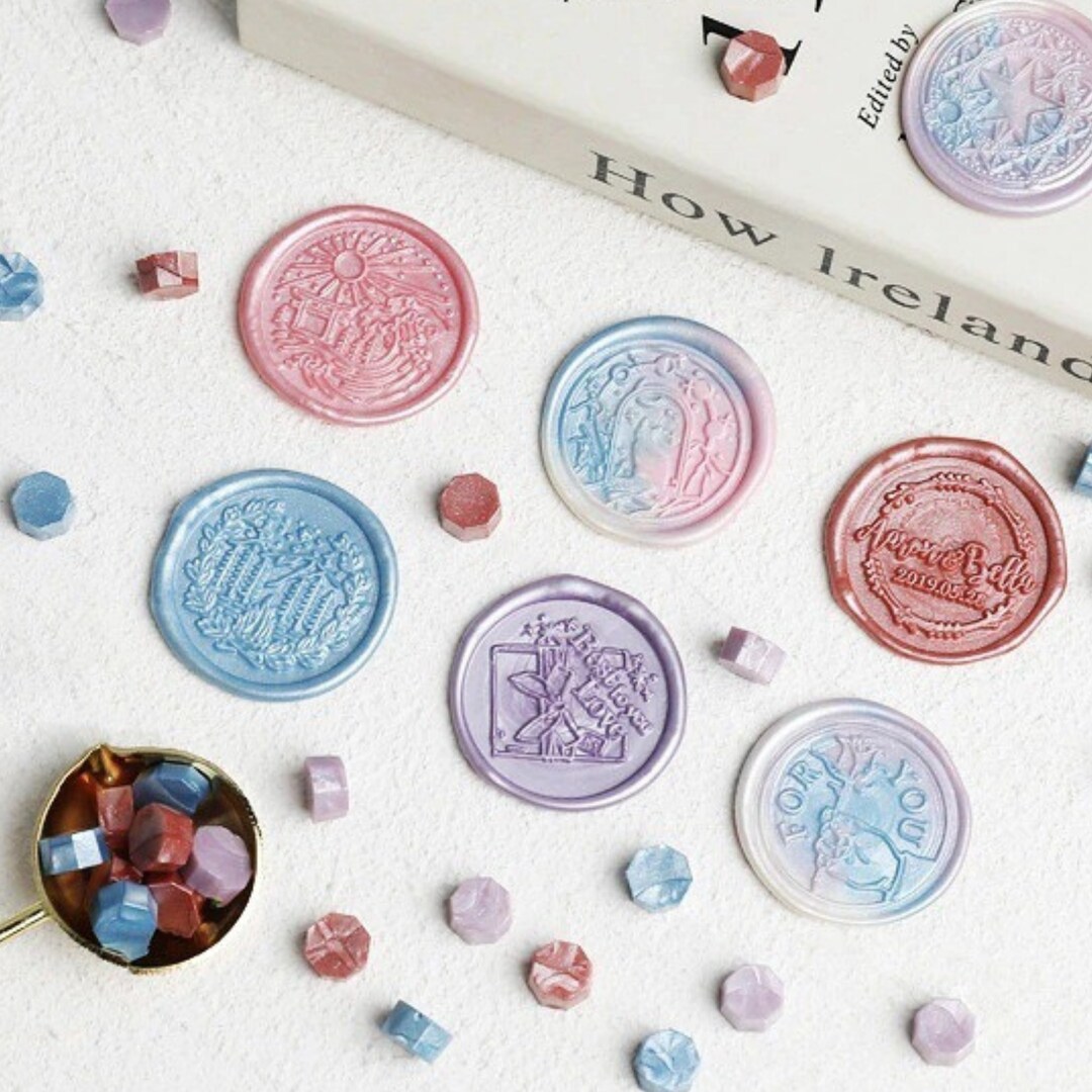 Wax Stamp Beads 118 Colors for Wax Seal 100pcs/pack of Wax Seal Beads