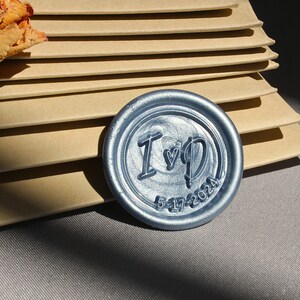 Selos de cera personalizados | Adesivos de selo de cera feitos à mão | Selo de cera autoadesivo | Selos de convite de casamento | Selos pré-fabricados de cera-envelope