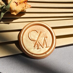 Sellos de cera personalizados / Pegatinas de sello de cera hechas a mano / Sello de cera autoadhesivo / Sellos de invitación de boda / Sellos de sobre de cera prefabricados