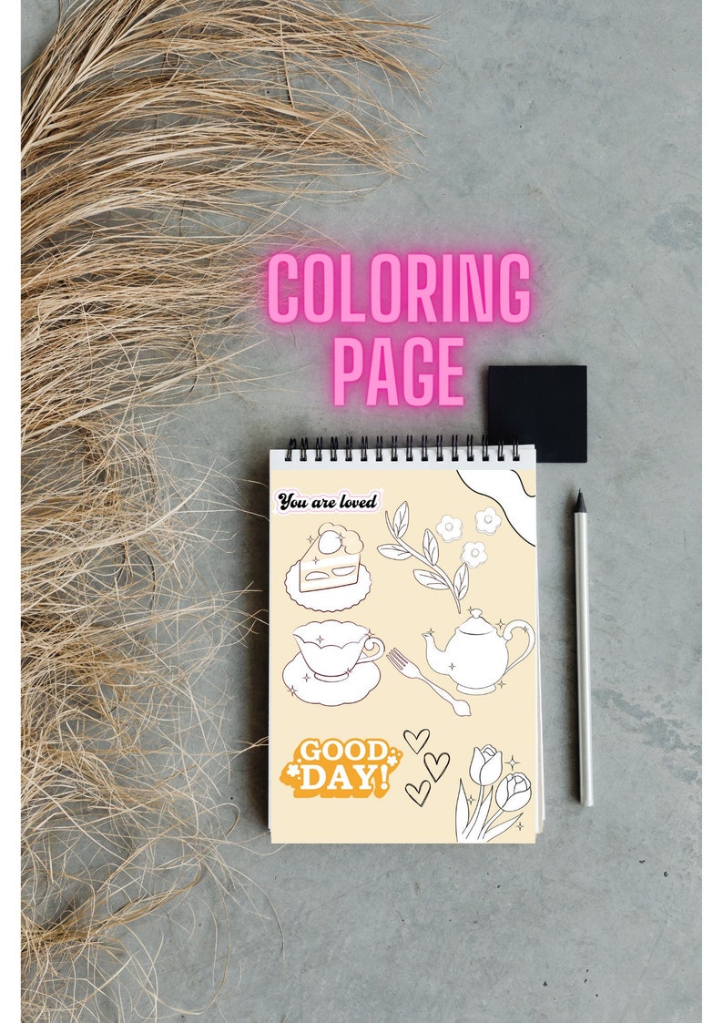 Dibujos Vintage para colorear Estilo Vintage Descarga - Etsy México