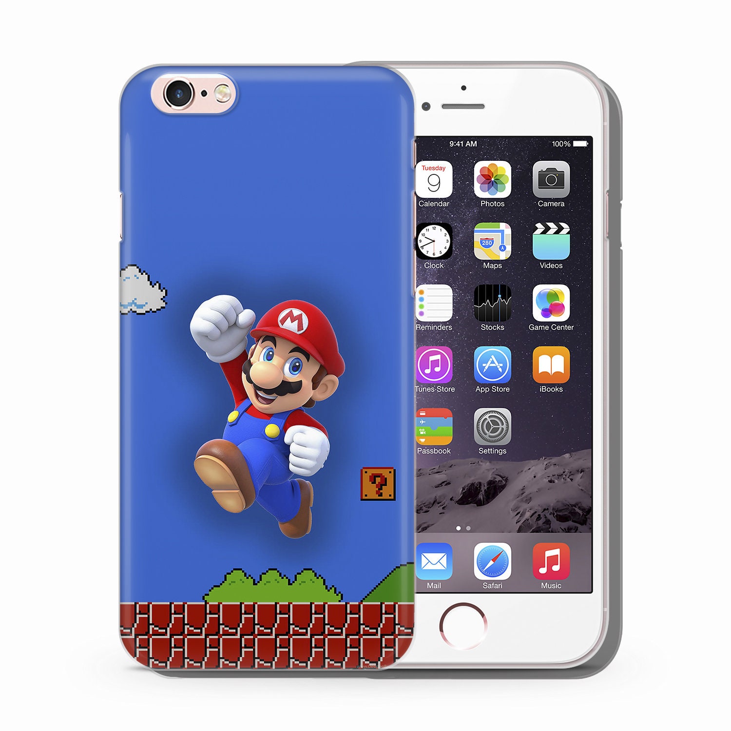 スーパーマリオ3 スマホケースカバー Apple iPhone 5 SE 2020 2022 6 7