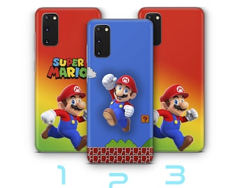 Capa de celular Super Mario 3 para Samsung Galaxy S20 S21 S22 S23 S24 S25 FE Plus Ultra Edge Vintage Videogame Brothers Luigi Bros Dino Princess