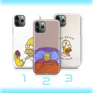 Homer 9 Phone Case Cover For Apple iPhone 11 12 13 14 15 16 PRO PLuS MiNI MAX Simpson Funny Cartoon Character Dad Father Lazy Sarcastic