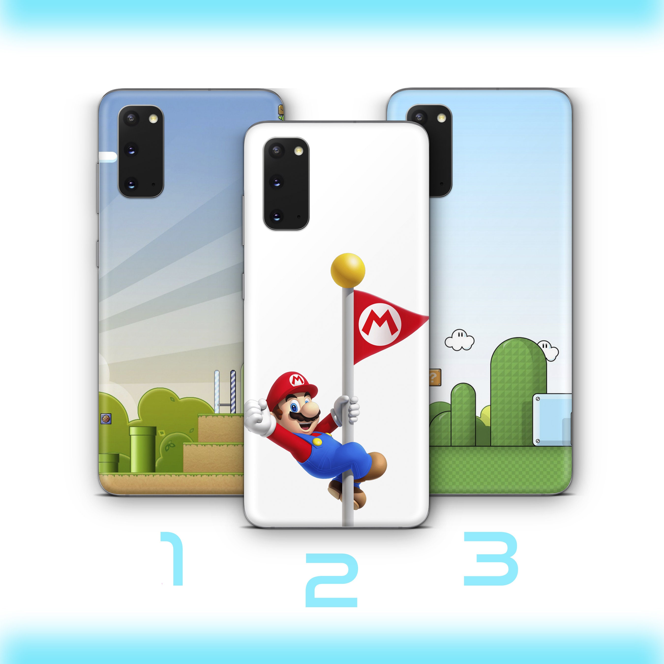 Super Mario 5 Phone Case Cover for VARIOUS Samsung Galaxy Models Super Mario 5 Phone Case Cover for VARIOUS Samsung Galaxy Models