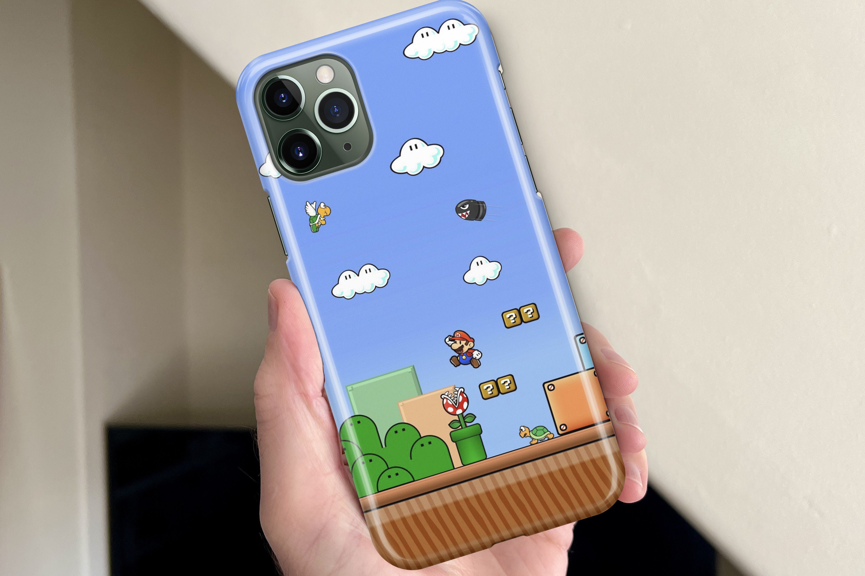 Super Mario 4 Phone Case for iPhone 11 12 13 14 15 16 E 17 Air PRO