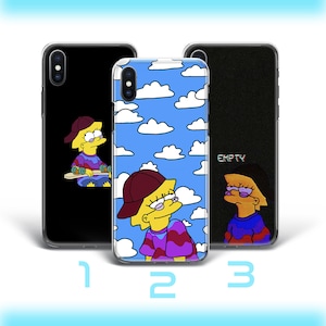 Lisa 4 Telefoon Case Cover Voor Apple iPhone 5 SE 2020 2022 6 7 8 X Xs XR MaX PLuS Simpson Grappige Cartoon Karakter Dochter Smart Leuk Sarcastisch