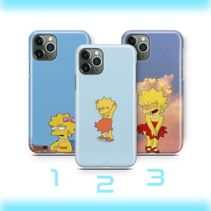 Lisa 7 Phone Case Cover For Apple iPhone 11 12 13 14 15 16 PRO PLuS MiNI MAX Simpson Funny Cartoon Character Daughter Smart Cute Sarcastic