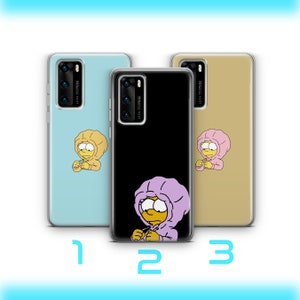 Lisa 1 Phone Case Cover For Huawei P9 P10 P20 P30 P40 Lite PRO Plus LG G5 G6 Simpson Funny Cartoon Character Daughter Smart Cute Sarcastic