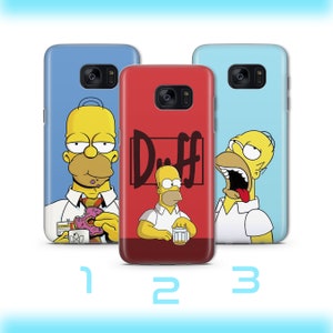 Homer 8 Telefon Fall Abdeckung für Samsung Galaxy S5 S6 S7 S8 S9 Edge Plus LTE NEO Simpson lustige Cartoon-Figur Papa Vater faul sarkastisch