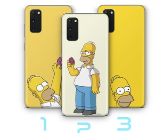Homer 5 Phone Case For Samsung Galaxy S20 S21 S22 S23 S24 S25 FE Plus Ultra Edge Simpson Funny Cartoon Character Dad Father Lazy Sarcastic