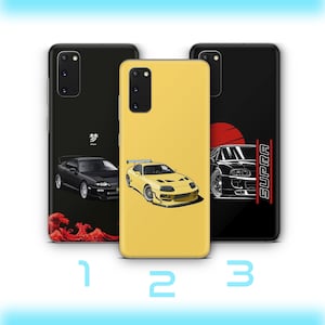 Supra 4 Phone Case Cover For VARIOUS Samsung Galaxy Models Japanese Muscle Sports Drift Race Car JDM Top Performance Ride