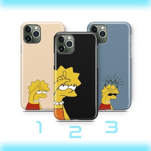 Lisa 2 Phone Case Cover For Apple iPhone 11 12 13 14 15 16 PRO PLuS MiNI MAX Simpson Funny Cartoon Character Daughter Smart Cute Sarcastic