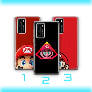Super Mario 7 Huawei P9 P10 P20 P30 P40 Lite PRO Plus LG G5 G6 Phone Case Cover Vintage Video Game Brothers Luigi Bros Dinosaurs Princess