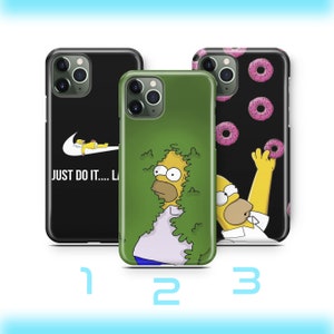Homer 1 Phone Case Cover For Apple iPhone 11 12 13 14 15 16 PRO PLuS MiNI MAX Simpson Funny Cartoon Character Dad Father Lazy Sarcastic