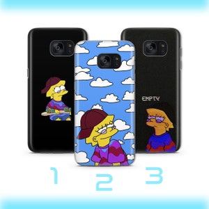 Lisa 4 Telefoon Case Cover Voor Samsung Galaxy S5 S6 S7 S8 S9 Edge Plus LTE NEO Simpson Grappige Cartoon karakter Dochter Smart Leuke Sarcastisch