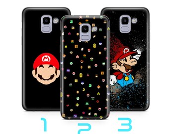 Super Mario 2 Phone Case Cover For Samsung Galaxy A3 A5 A6 A7 A8 J3 J5 J6 J7 Vintage Video Game Brothers Luigi Bros Dinosaurs Princess
