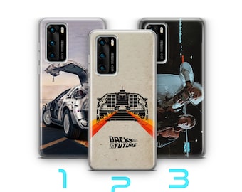 Back To The Future 3 Phone Case Cover For Huawei P9 P10 P20 P30 P40 Lite PRO Plus LG G5 G6 Science Fiction Film Marty McFly Emmett Doc Brown