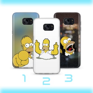 Homer 7 Phone Case Cover For Samsung Galaxy S5 S6 S7 S8 S9 Edge Plus LTE NEO Simpson Funny Cartoon Character Dad Father Lazy Sarcastic