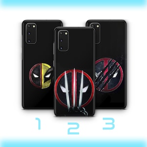Deadpool Wolverine 9 Phone Case For Samsung Galaxy S20 S21 S22 S23 S24 FE S25 Plus Ultra Edge American Superhero Crazy Guy Claw Hands