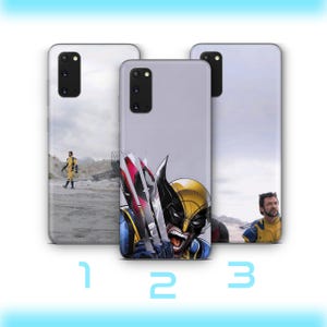 Deadpool Wolverine 5 Phone Case Cover For VARIOUS Samsung Galaxy Models American Superhero Crazy Guy Claw Hands Hero