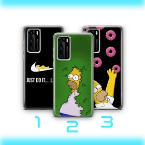 Homer 1 Phone Case Cover For Huawei P9 P10 P20 P30 P40 Lite PRO Plus LG G5 G6 Simpson Funny Cartoon Character Dad Father Lazy Sarcastic