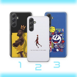 Basketball 3 Phone Case Cover For Samsung A13 A14 A15 A16 A25 A26 A33 A34 A35 A36 A53 A54 A55 A56 A72 A73 + More Models Top Player Game MVP