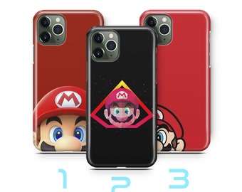 Super Mario 7 Phone Case For iPhone 11 12 13 14 15 16 e 17 Air PRO Plus Mini Max Vintage Video Game Brothers Luigi Bros Dinosaur Princess