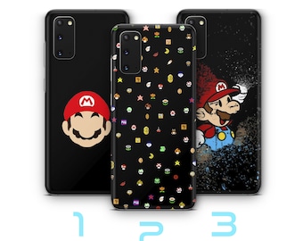 Capa de celular Super Mario 2 para Samsung Galaxy S20 S21 S22 S23 S24 S25 FE Plus Ultra Edge Vintage Videogame Brothers Luigi Bros Dino Princess