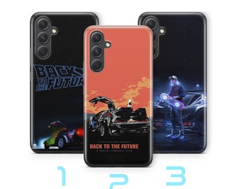 Back To The Future 8 Phone Case Cover For Samsung A14 A15 A16 A17 A25 A26 A33 A34 A35 A36 A53 A54 A55 A56 A72 A73 + More Models Marty McFly
