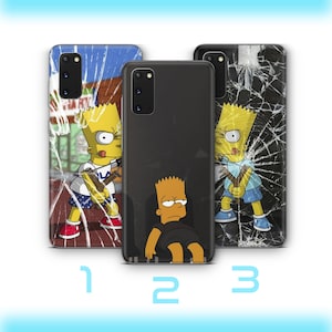 Bart 2 Phone Case Cover For VARIOUS Samsung Galaxy Models Inspired By Funny Cartoon Simpson Marge Homer Lisa Old TV Show