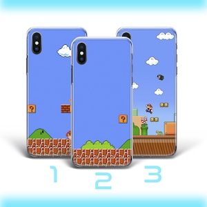 スーパーマリオ4 携帯ケースカバー Apple iPhone 5 SE 2020 2022 6 7 8 X Xs XR MaX PLuS ヴィンテージ ビデオゲーム ブラザーズ ルイージブラザーズ 恐竜プリンセス