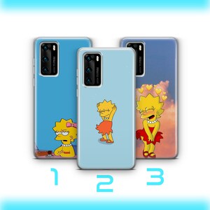 Lisa 7 Phone Case Cover For Huawei P9 P10 P20 P30 P40 Lite PRO Plus LG G5 G6 Simpson Funny Cartoon Character Daughter Smart Cute Sarcastic