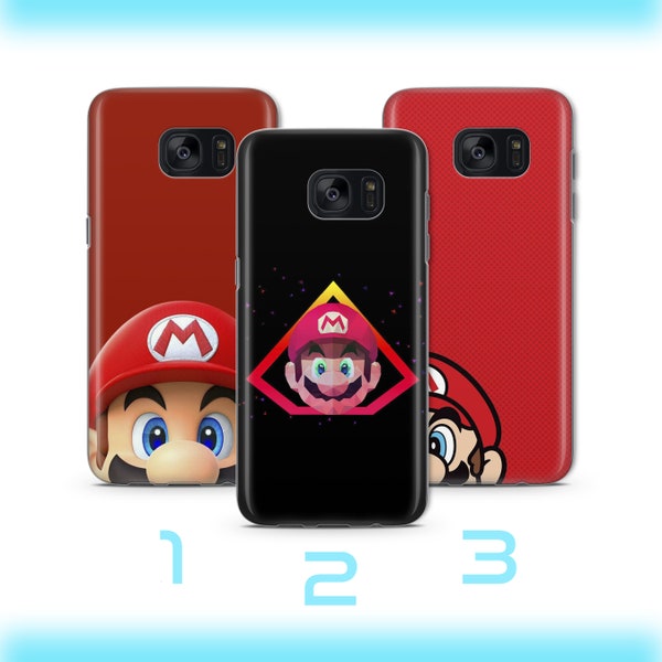 Super Mario 7 Phone Case Cover For Samsung Galaxy S5 S6 S7 S8 S9 Edge Plus LTE NEO Vintage Video Game Brothers Luigi Bros Dinosaurs Princess