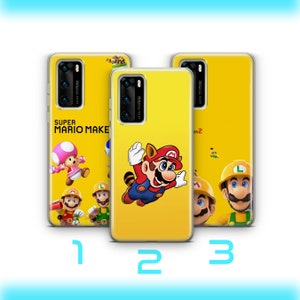 Super Mario 6 Huawei P9 P10 P20 P30 P40 Lite PRO Plus LG G5 G6 Phone Case Cover Vintage Video Game Brothers Luigi Bros Dinosaurs Princess