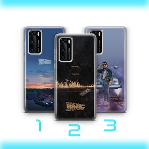 Back To The Future 5 Phone Case Cover For Huawei P9 P10 P20 P30 P40 Lite PRO Plus LG G5 G6 Science Fiction Film Marty McFly Emmett Doc Brown