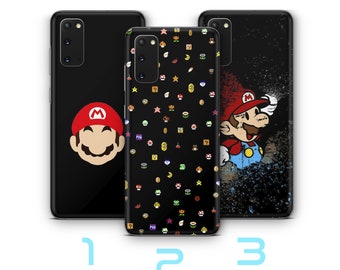 Super Mario 2 Phone Case Cover For VARIOUS Samsung Galaxy Models Vintage Video Game Brothers Luigi Bros Dinosaurs Princess