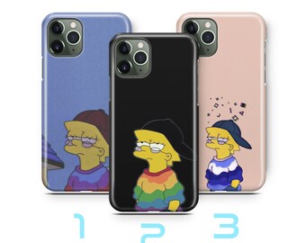 Lisa 3 Phone Case For iPhone 11 12 13 14 15 16 e 17 Air PRO Plus Mini Max Simpson Funny Cartoon Character Daughter Smart Cute Sarcastic