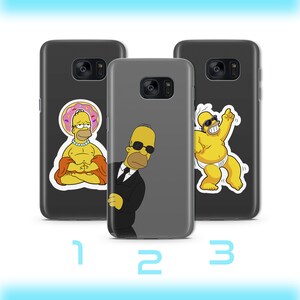 Homer 4 Telefoon Case Cover Voor Samsung Galaxy S5 S6 S7 S8 S9 Edge Plus LTE NEO Simpson Grappige Stripfiguur Vader Vader Lui sarcastisch