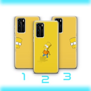 Bart 1 Phone Case Cover For Huawei P9 P10 P20 P30 P40 Lite PRO Plus LG G5 G6 Inspired By Funny Cartoon Simpson Marge Homer Lisa Old TV Show