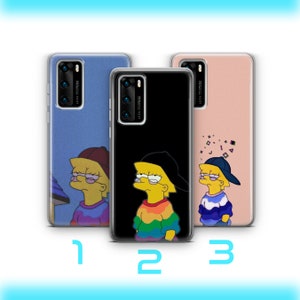 Lisa 3 Phone Case Cover For Huawei P9 P10 P20 P30 P40 Lite PRO Plus LG G5 G6 Simpson Funny Cartoon Character Daughter Smart Cute Sarcastic