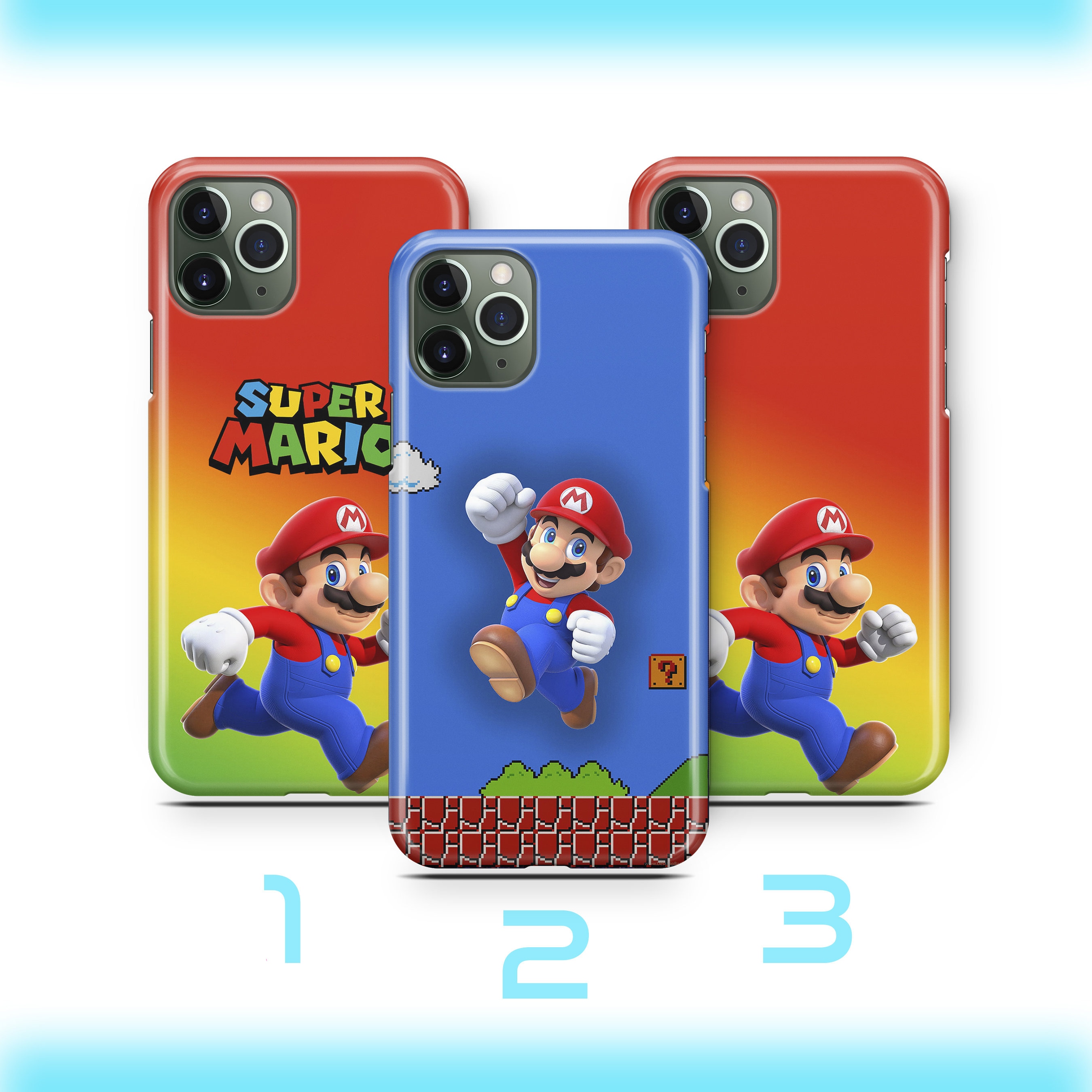 スーパーマリオ3 iPhoneケース iPhone 11 12 13 14 15 16 e 17 Air PRO