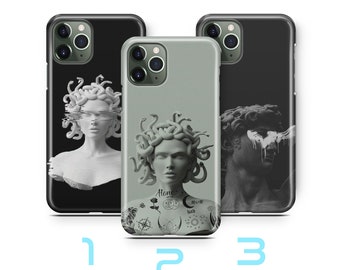 Aesthetic Abstract Art 8 Phone Case For iPhone 11 12 13 14 15 16 e 17 Air PRO Plus Mini Max Street Art Statue Surreal Modern Cool Fashion