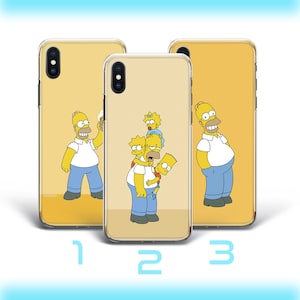 Homer 2 Phone Case Cover For Apple iPhone 5 SE 2020 2022 6 7 8 X Xs XR MaX PLuS Simpson Funny Cartoon Character Dad Father Lazy Sarcastic