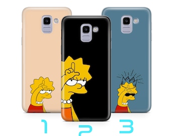 Lisa 2 Phone Case Cover For Samsung Galaxy A3 A5 A6 A7 A8 J3 J5 J6 J7 Simpson Funny Cartoon Character Daughter Smart Cute Sarcastic