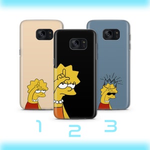 Lisa 2 Telefoon Case Cover Voor Samsung Galaxy S5 S6 S7 S8 S9 Edge Plus LTE NEO Simpson Grappige Cartoon karakter Dochter Smart Leuke Sarcastisch
