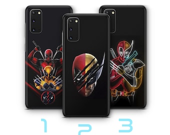Deadpool Wolverine 4 Telefoon Case Cover Voor Samsung Galaxy S20 S21 S22 S23 S24 FE S25 Plus Ultra Model Amerikaanse superheld Crazy Guy Claw Hands